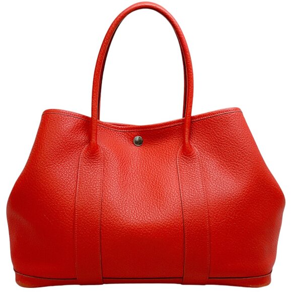 Hermes 2013 Orange Garden Party Tote - Picture 1 of 13